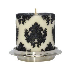 Orchid-Pilar-black candle-Carole Leona Design